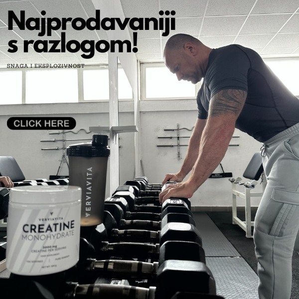 Verviavita kreatin najbolji je monohidrat na tržištu